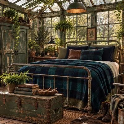 Pendleton Eco-wise Blue/ Green Black Watch Plaid Wool Blanket