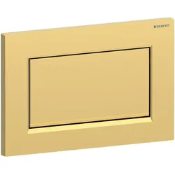 Geberit Sigma10 Betätigungsplatte, für Spül-Stopp-Spülung, verschraubbar, Spülplatte, 115.893.45.1, Farbe: Vergoldet