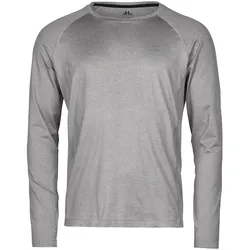 Tee Jays, Herren, Sportshirt, Long Sleeve CoolDry Tee (L), Grau