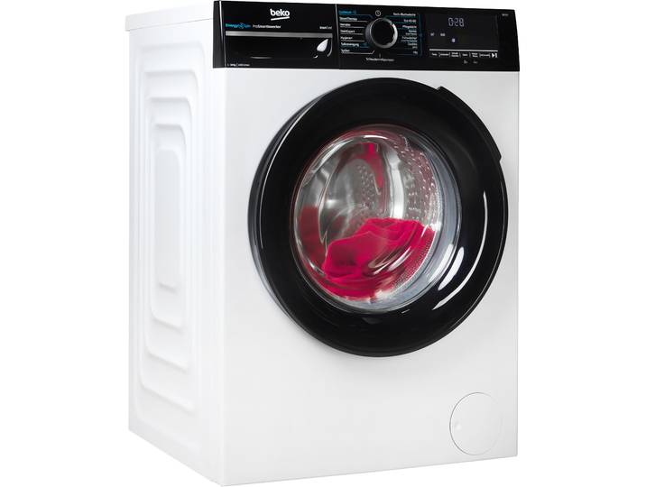 BEKO Waschmaschine BM3WFU41041W , Energieeffizienz: A, weiß, B:60cm H:84,5cm T:58cm, Waschmaschinen, EnergySpin – optimierte Waschbewegungen für gründliche Reinigung., Waschmaschine
