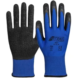 AS Arbeitsschutz Arbeitshandschuhe | 12 Paar Nitras Nylonhandschuhe | Gr. 9