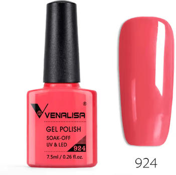 Inspire Picks VENALISA Semi Permanent Gel Nail Polish 120 Color Glitter Collection 7 Point 5ml 924