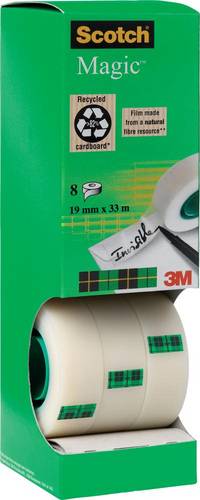 Scotch 7100026960 Klebeband Scotch Magic 810 Matt (L x B) 33m x 19mm 8St.