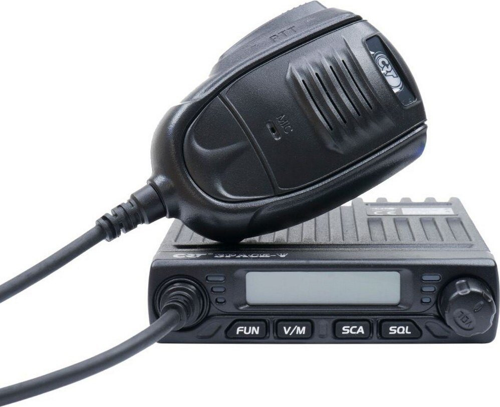 CRT Draagbaar VHF/UHF-radiostation Space V, zwart