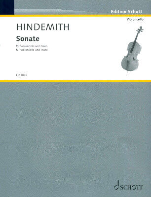 Schott Hindemith Sonate Cello