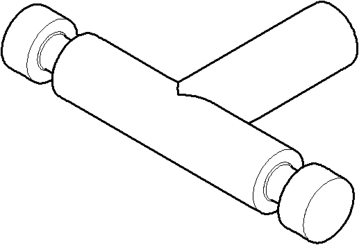 Dornbracht Haken doppelt Innen 4-kt 05186051901-00 chrom