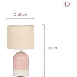 Pauleen, Tischlampe, Sandy Glow (E14)