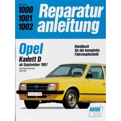Opel Kadett D ab 9/1981, Paperback von , Bucheli, 978-3-7168-1784-1