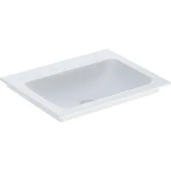 Geberit ONE Möbelwaschtisch Abgang vertikal, 60x14x48cm, 505.011.01.1, Ausführung: ohne Hahnloch