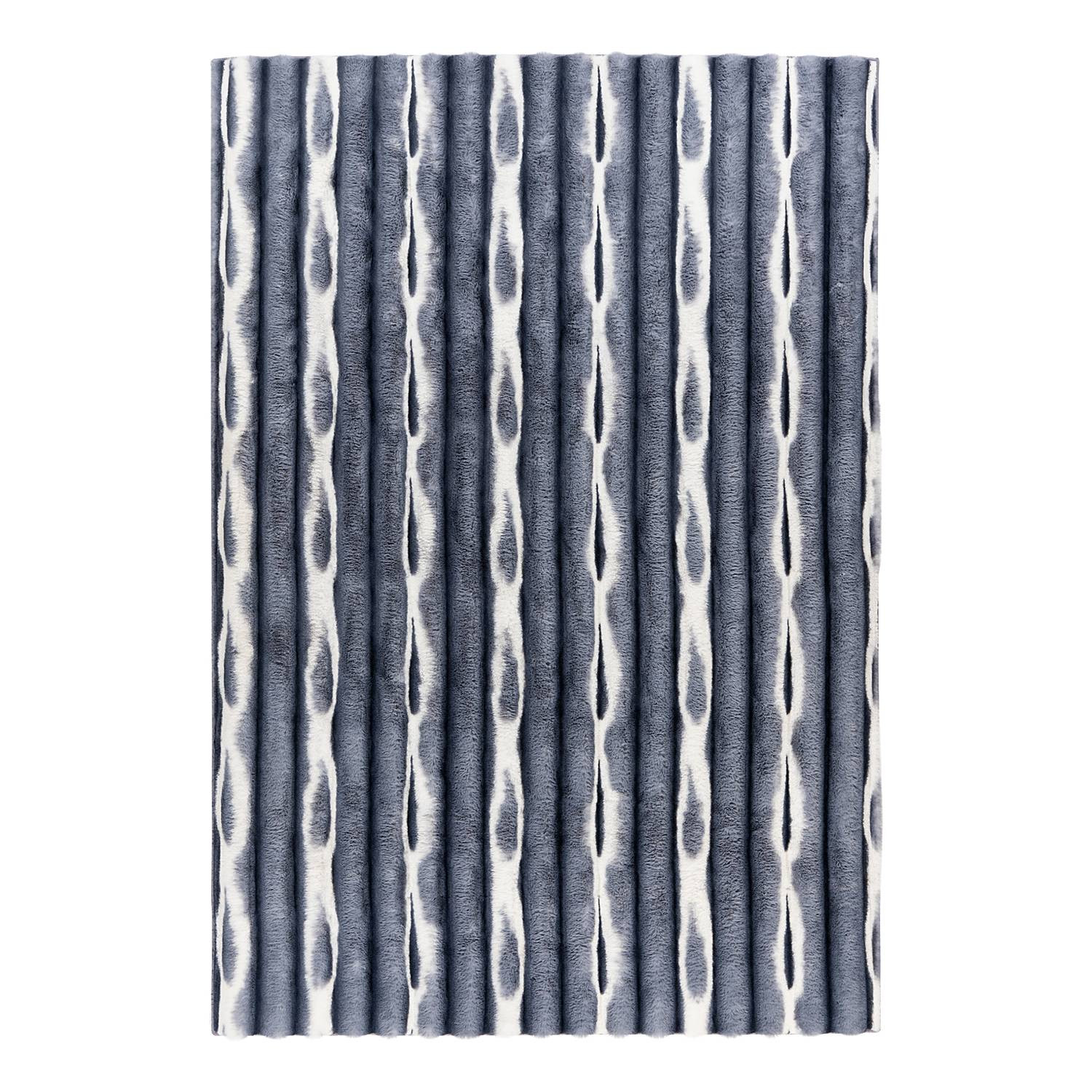 home24 Shaggy My Waves Vloerkleed Blauw B: 60 cm, D: 100 cm