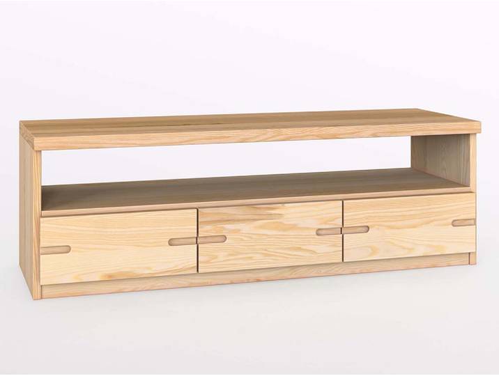 Lowboard „Stefan“ Esche Massivholz Esche