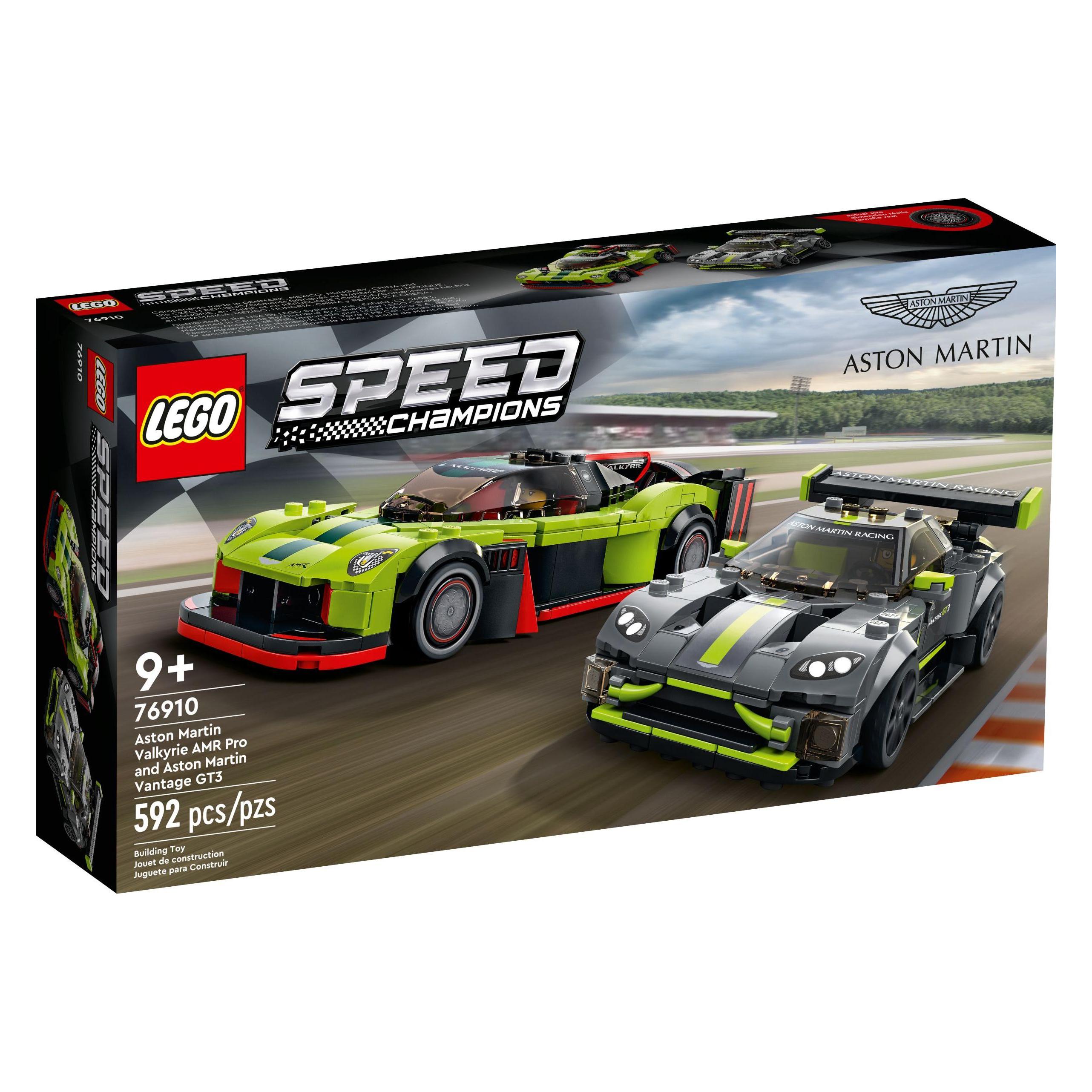 LEGO Speed Champions Aston Martin Valkyrie AMR Pro & Aston Martin Vantage GT3 - 76910 NEU! Teile 592x (76910)