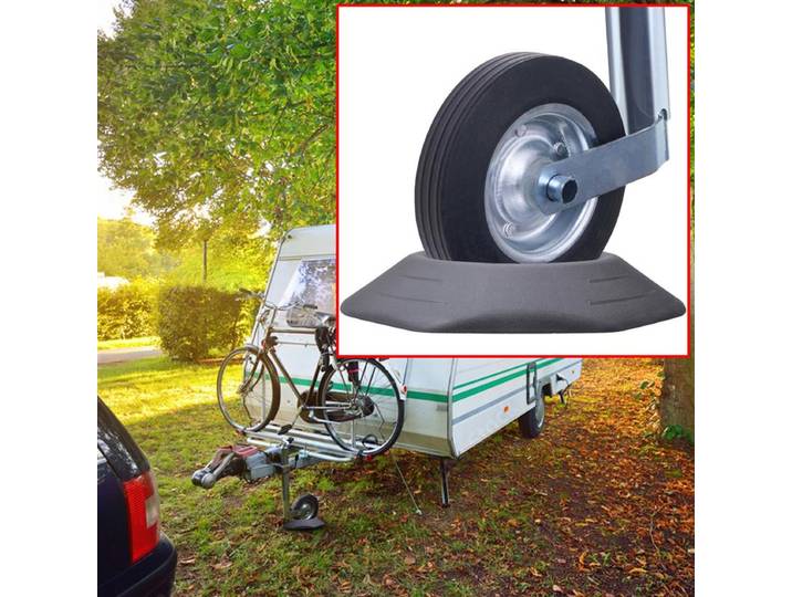 Stützrad Unterlegkeil