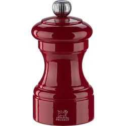 Peugeot Bistro Pfeffermühle 10 cm Passionsrot lackiert Holz