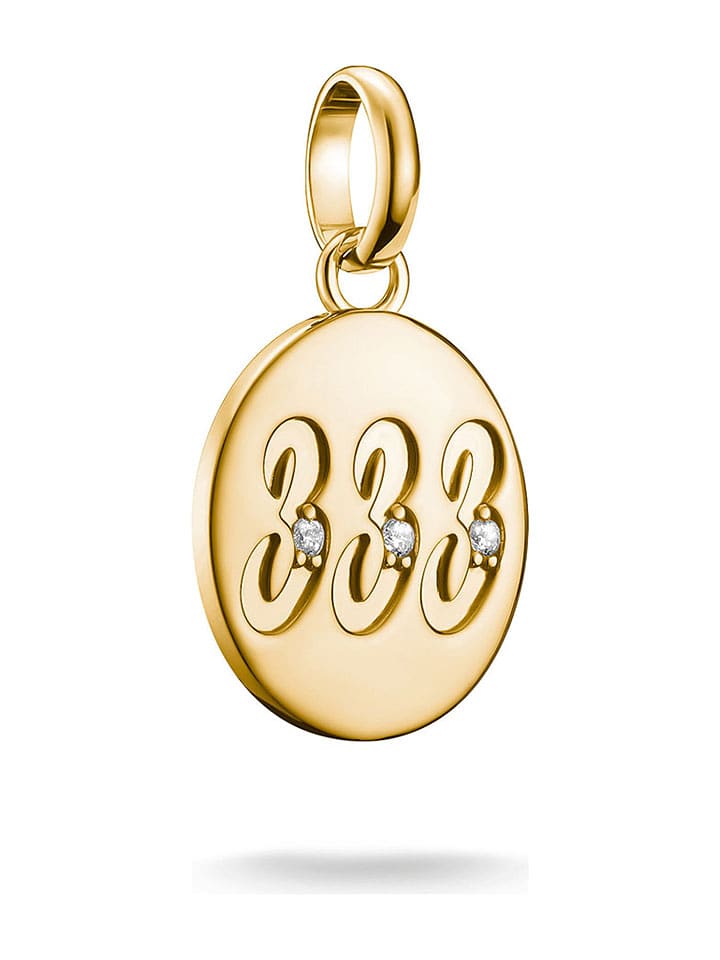 Thomas Sabo Vergold. Anhänger mit Edelsteinen - onesize