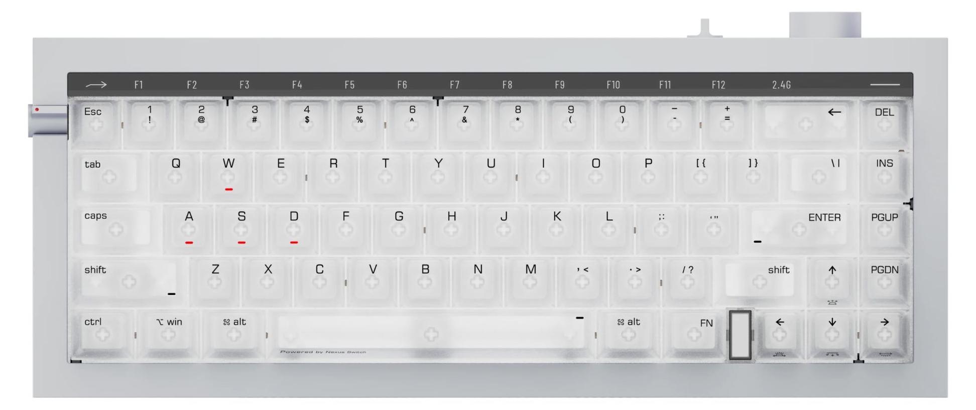 Lofree - Hyzen 67 HE Mechanische Magnetische Tastatur Weiß / Lofree x Kailh Nexus