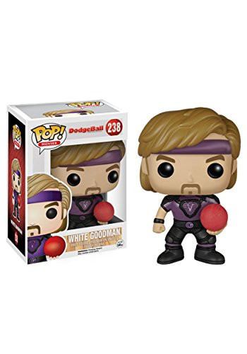Funko Pop Dodgeball White Goodman 238 Vinyl Figuur Zwart/Grijs
