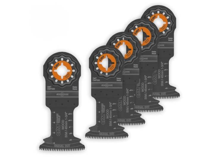 CMT Orange Tools OMF232-X5 Radiale messen Clean Cut 45mm BIM voor hout