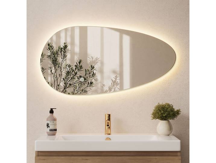 Lomazoo Miroir Adana Led 80x40\,6 Cm Asymétrique