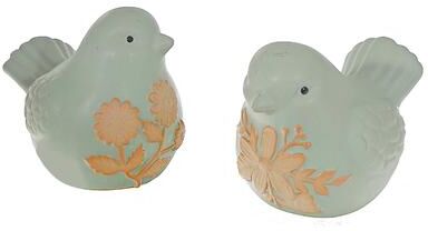 IH Casa Decor Decorativerative Ceramic Figurine Bird Assorted - Set of 2