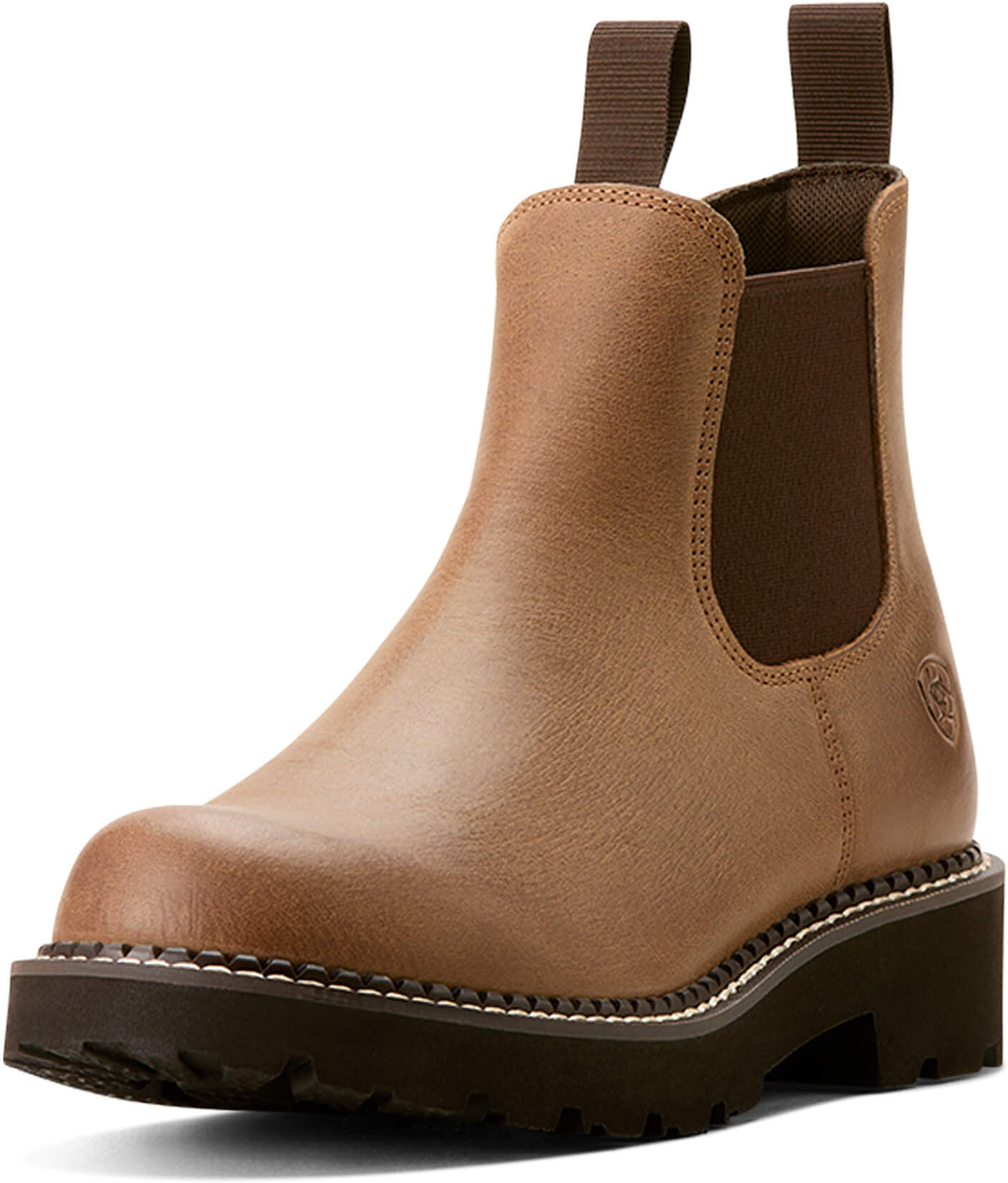 Women's Fatbaby Chelsea Cowgirl Boots in Distressed Natural, Size: 11 B / Medium by Ariat