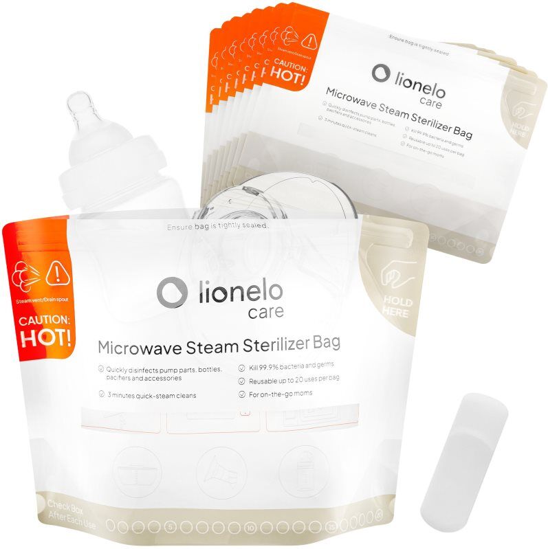 Lionelo Thermbag sachets stérilisants pour four à micro-ondes 16 pcs