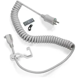 Ergotron Coiled Cord Accessory (2.40 m), Stromkabel, Grau