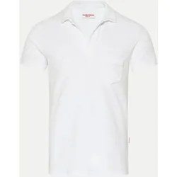 Frottier Polo Terry Weiß L