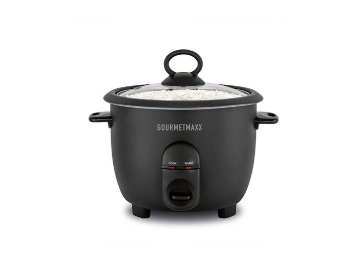 GOURMETMAXX Reiskocher 400 W 1 l , schwarz, B:24,2cm H:23,8cm, Reiskocher, Reiskocher