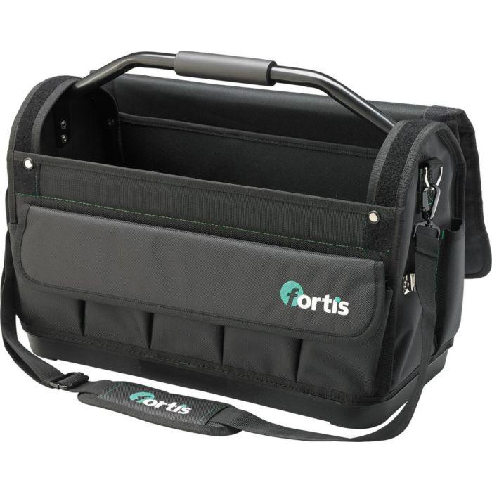 FORTIS Werkzeugtasche 4317784702041 wasserabweisend, mit Tragegurt, schwarz