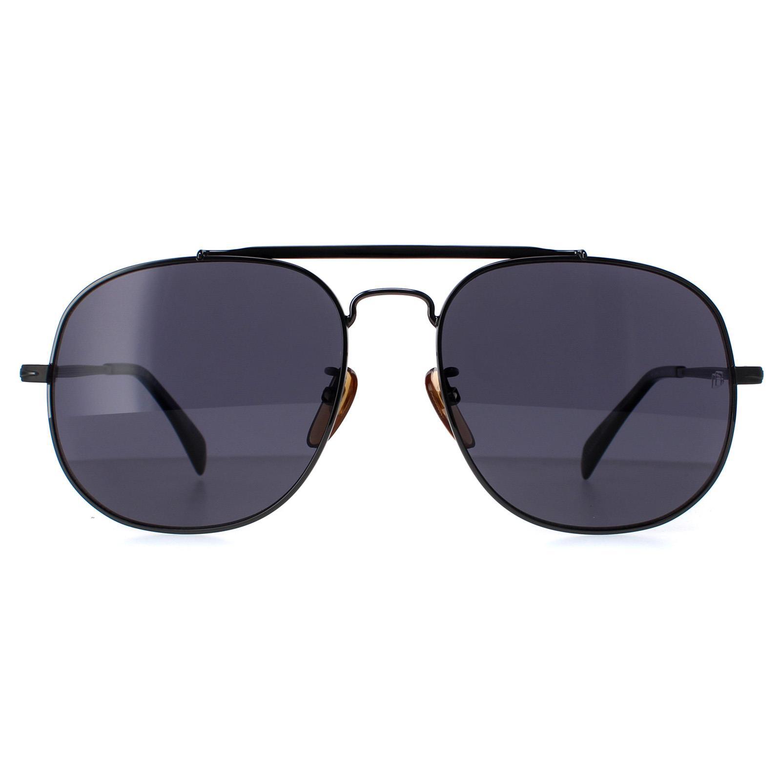 David Beckham DB7004/S V81 M9 donker ruthenium grijs gepolariseerde zonnebril