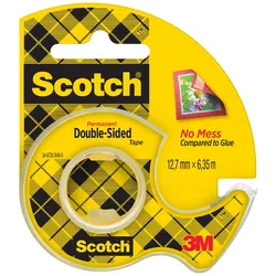 Scotch Permanent Double-Sided Klebefilmabroller +1 Rolle