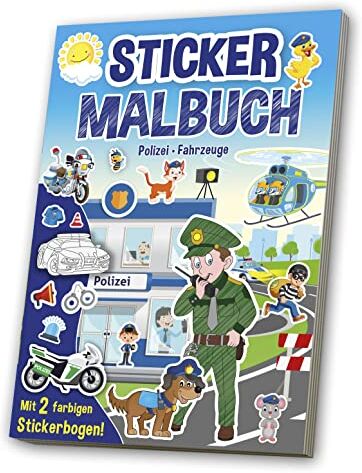 media Verlagsgsellschaft mbH - Mal- & Stickerbuch: Polizei - Preis vom 15.10.2026 23:06:25 h