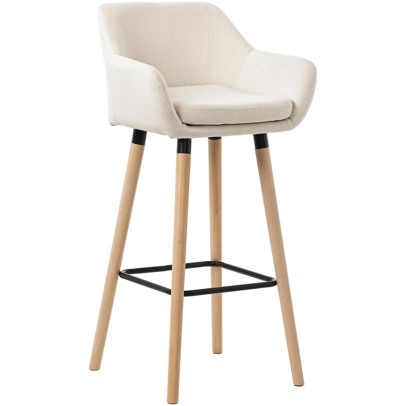 CLP Barhocker Grant Stoff Farbe: beige