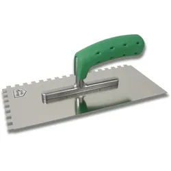 Hufa Profi Glättekelle Edelstahl 2K Griff 280x130mm 8x8mm gezahnt