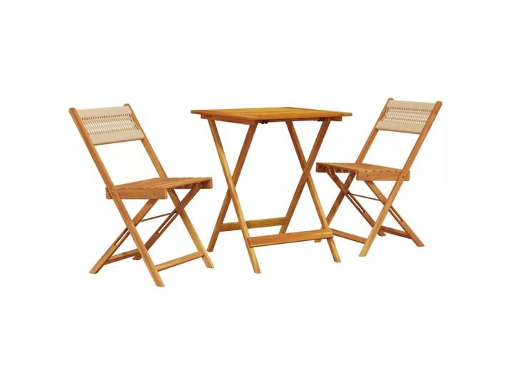VidaXL - Bistro set akazienholz, One Size, Beige