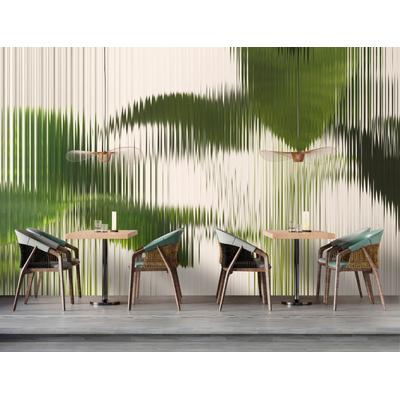 Fototapete LIVING WALLS "Walls by Patel 5 Fototapete Palmen & Blätter", beige, B:4m H:0m L:2,7m, Vlies, Tapeten, Palmen & Blätter auf 200 g/m² Premium-Vlies