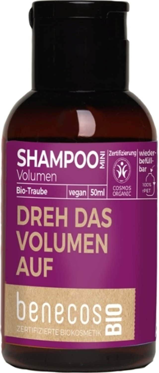 BENECOS Champu Volumen Uva Mini Viaje Bio Vegan 50 ml
