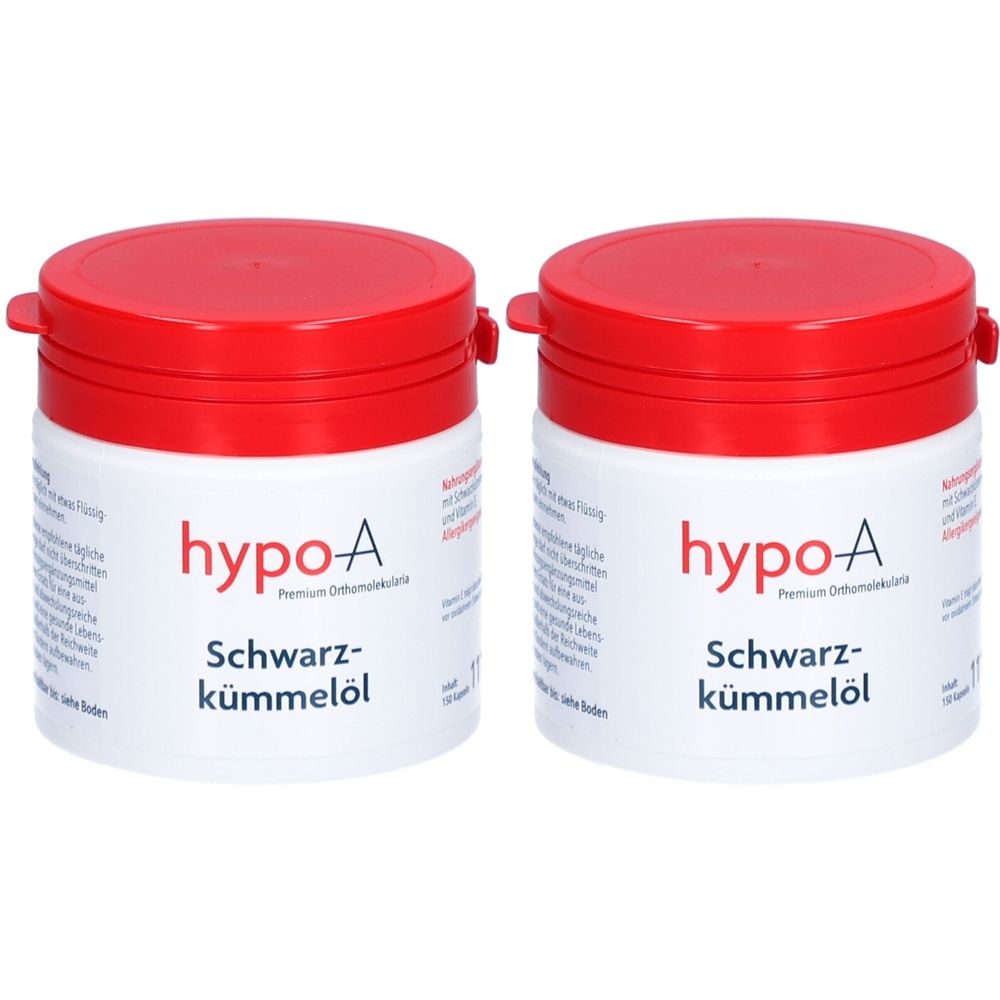 Hypo A Schwarzkuemmeloel x2 2x150 St Kapseln