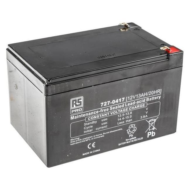 RS PRO Blei-Säure Akku AGM 12V 13Ah (13000 mAh, 12 V) (7270417)
