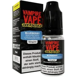 Vampire Vape Overdosed Blueberry Raspberry Strawberry NicSalt Liquid 10ml / 10mg