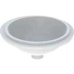 Geberit VariForm Unterbauwaschtisch rund, 330mm, ohne Hahnloch, ohne Überlauf, 500.747.01.2, Farbe: Weiß