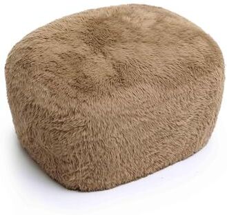 TOV Furniture Britt Vegan Shearling Ottoman
