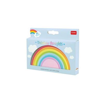 Legami Haftnotizblock - Rainbow Thoughts - Regenbogen