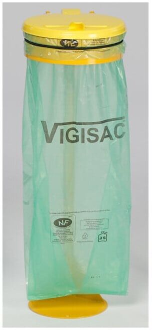 VAR Appareil sur pied (avec couvercle en plastique) jaune (36748)