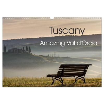 Tuscany Amazing Val d'Orcia (Wall Calendar 2026 DIN A3 landscape), CALVENDO 12 Month Wall Calendar