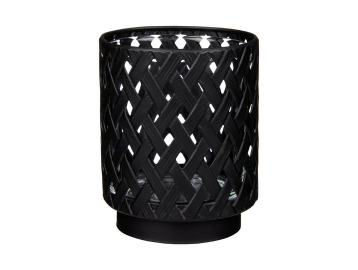 Glaswindlicht Rattan