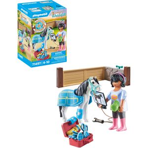 playmobil Spielset HORSES OF WATERFALL 71497, ab 4 Jahre, Pferdetherapeutin, 27 Teile