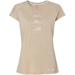 VAUDE Damen Shirt Wo Tekoa Wool T-Shirt, Größe 42 in Braun Braun