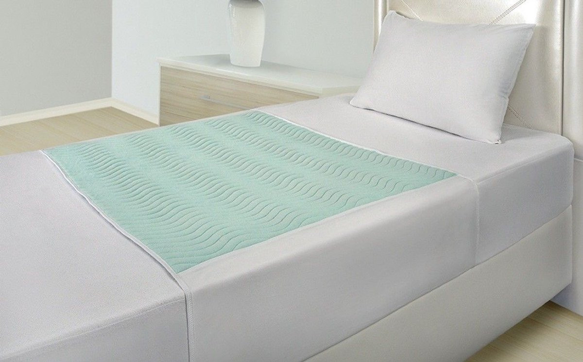 Careland Wasbare Onderlegger met instopstroken voor volwassenen, 85 x 90 cm